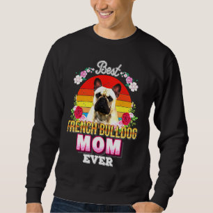 French Bulldog Bulldog Floral Sweatshirt