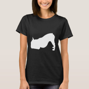 French Bulldog Bulldog Yoga Downward Dog T-Shirt