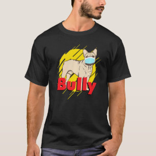 French Bulldog Bully Frenchie Dog Face Mask T-Shirt