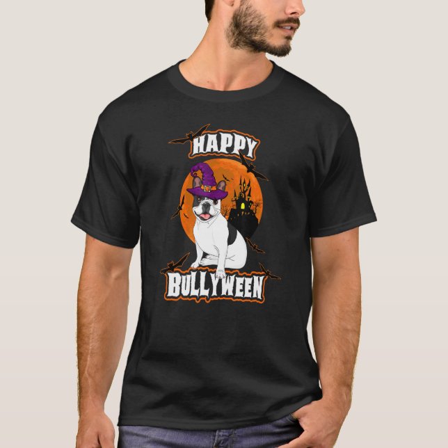 French Bulldog Bullyween Dog Halloween T-Shirt (Front)