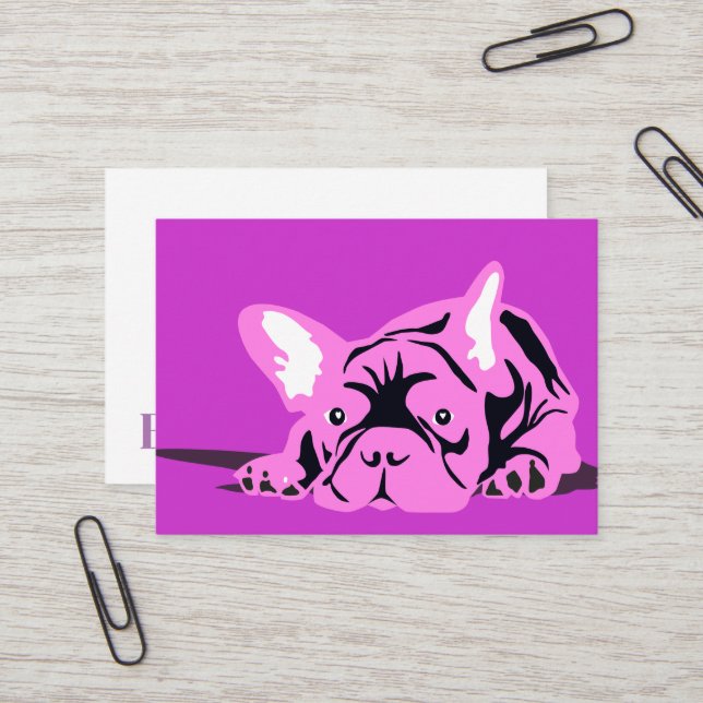 French Bulldog Businesscards Business Card (Front/Back In Situ)