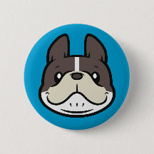 French Bulldog Button