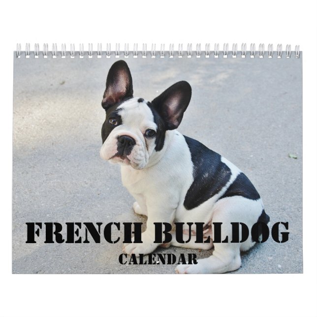 French Bulldog Calendar 2026 With Your Photos (Cover)