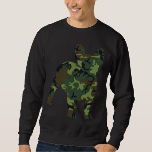 French Bulldog Camouflage Dog Camo 31 Sweatshirt