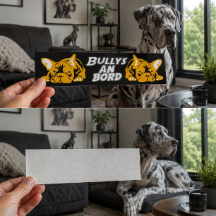 French Bulldog car deluxe modern Bumper Sticker