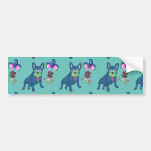 French bulldog car sticker