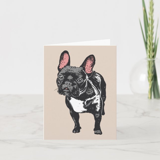 French Bulldog Card (Front)