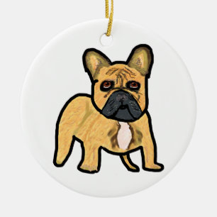 French Bulldog Ceramic Ornament