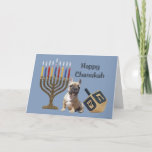 French Bulldog Chanukah Card Menorah Dreidel<br><div class="desc">Remembering family and friends during the Chanukah season is a wonderful way to keep in touch with the people you love and care about. I created these dog Chanukah cards with love and care and I am sure anyone who loves dogs will be delighted to receive them. You do have...</div>