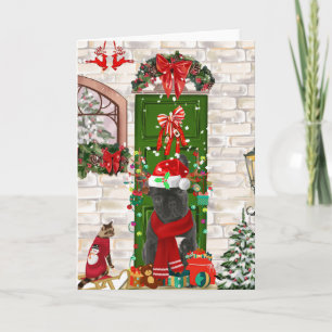 French Bulldog Christmas  Card