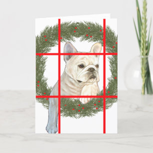 French Bulldog Christmas Design Holiday Card