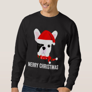 French Bulldog Christmas Dog French Bulldog Sweatshirt