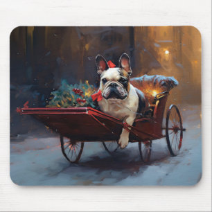 French Bulldog Christmas Festive Season Mouse Pad