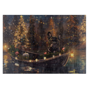 French Bulldog Christmas Festive Voyage Cutting Board