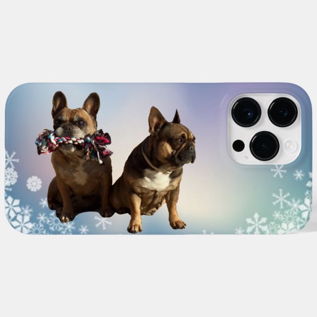 French Bulldog Christmas French Bulldog Case-Mate iPhone Case (Back (Horizontal))