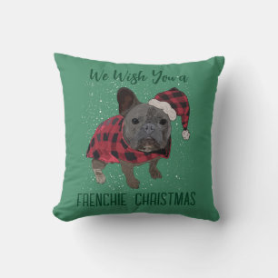 French Bulldog Christmas Funny Dog Cushion
