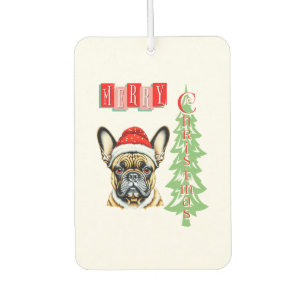 French Bulldog Christmas gift Car Air Freshener