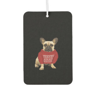 French Bulldog Christmas gifts and christmas sweat Car Air Freshener