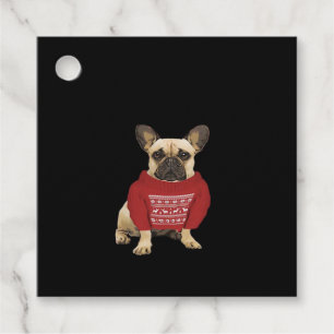 French Bulldog Christmas gifts and christmas sweat Favour Tags