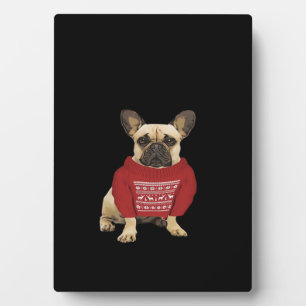 French Bulldog Christmas gifts and christmas sweat Plaque