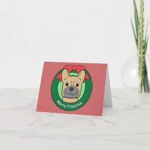 French Bulldog Christmas Holiday Card
