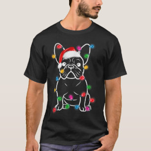 French Bulldog Christmas Lights Tree Decoration Xm T-Shirt
