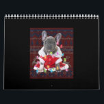 French Bulldog Christmas Lights Ugly Sweater Dog Calendar<br><div class="desc">French Bulldog Christmas Lights Ugly Sweater Dog A Bulldog makes it better. Cute bulldog gifts for Bulldog lovers and Bulldog dog owners who got a new Bulldog puppy dog. Bulldog mum, Bulldog dad. Bulldog gifts for men, boys and girls. Bulldog stuff for kids, youth, girls and boys. Makes an ideal...</div>