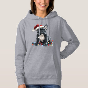 French Bulldog Christmas Lights Xmas Dogs Gifts Me Hoodie