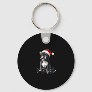 French Bulldog Christmas Lights Xmas Dogs Gifts Me Key Ring