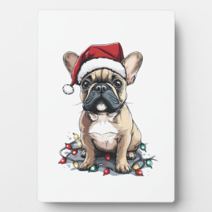 French Bulldog Christmas Lights Xmas Dogs Gifts Me Plaque