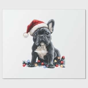 French Bulldog Christmas Lights Xmas Dogs Gifts Me Wrapping Paper