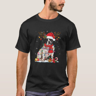French Bulldog Christmas Lights Xmas Matching Fami T-Shirt