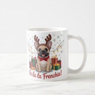 French Bulldog Christmas Mug – Fa La La Frenchie 