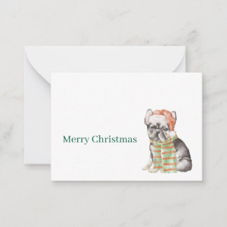 French Bulldog Christmas or Holiday Card