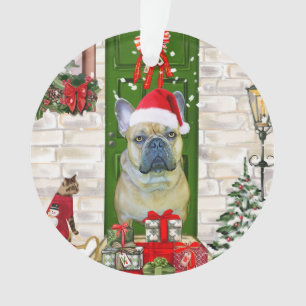 French Bulldog Christmas Ornament