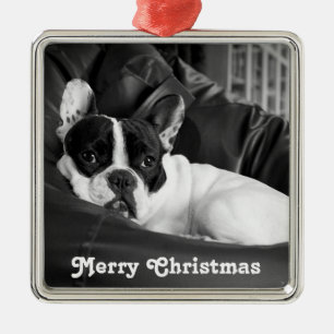 French Bulldog Christmas Ornament Personalised
