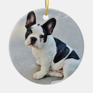French Bulldog Christmas Ornament With Your Photo