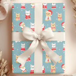 French Bulldog Christmas Pattern Wrapping Paper<br><div class="desc">French Bulldog Christmas Pattern Wrapping Paper</div>