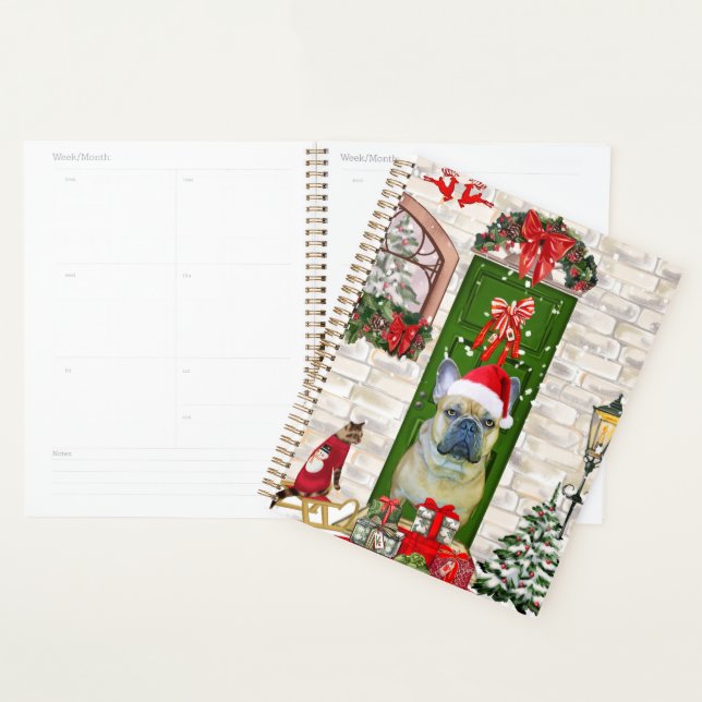 French Bulldog Christmas   Planner (Display)