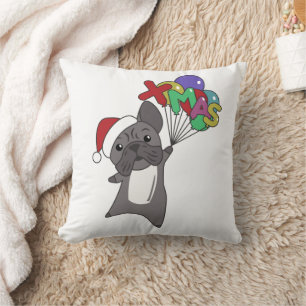 French Bulldog Christmas Snow Winter Animals Cushion