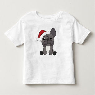 French Bulldog Christmas Snow Winter Animals Toddler T-Shirt