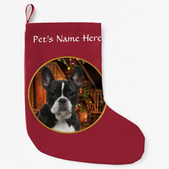 French Bulldog Christmas Stocking (Front)
