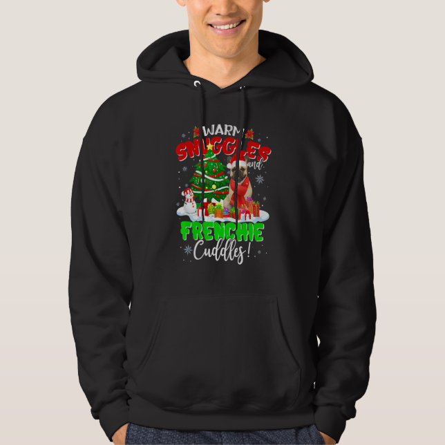 French Bulldog Christmas Sweater Xmas Light Pajama (Front)