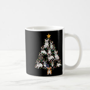 French Bulldog Christmas Tree Frenchie Dog Xmas Pa Coffee Mug