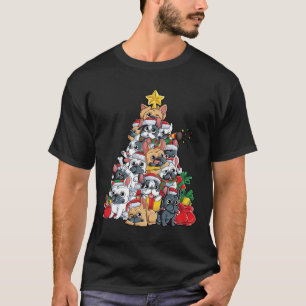 French Bulldog Christmas Tree T-Shirt