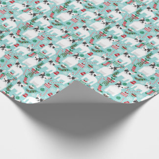 French Bulldog christmas wrap Wrapping Paper