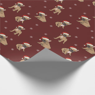 French Bulldog Christmas Wrapping Paper