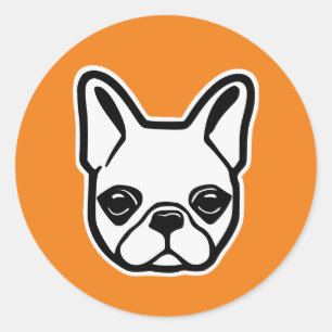 French Bulldog Classic Round Sticker