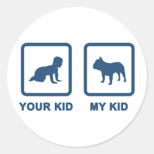 French Bulldog Classic Round Sticker