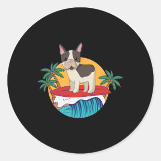 French Bulldog  Classic Round Sticker